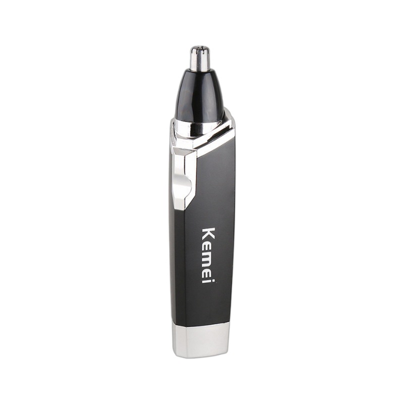 Recortador de vello nasal eléctrico Kemei KEMEI KM-6512, recortador de vello nasal a pilas, limpiador de nariz, venta al por mayor