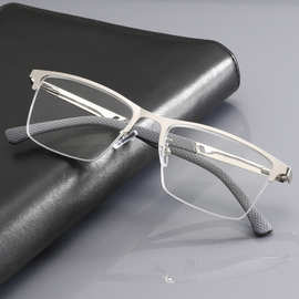 新款跨境防蓝光老花眼镜 老人时尚阅读老花镜 金属男士光学镜3053