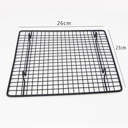 Baking tools bread drying rack champagne gold non-stick cake rack black thickened large and small cooling rack