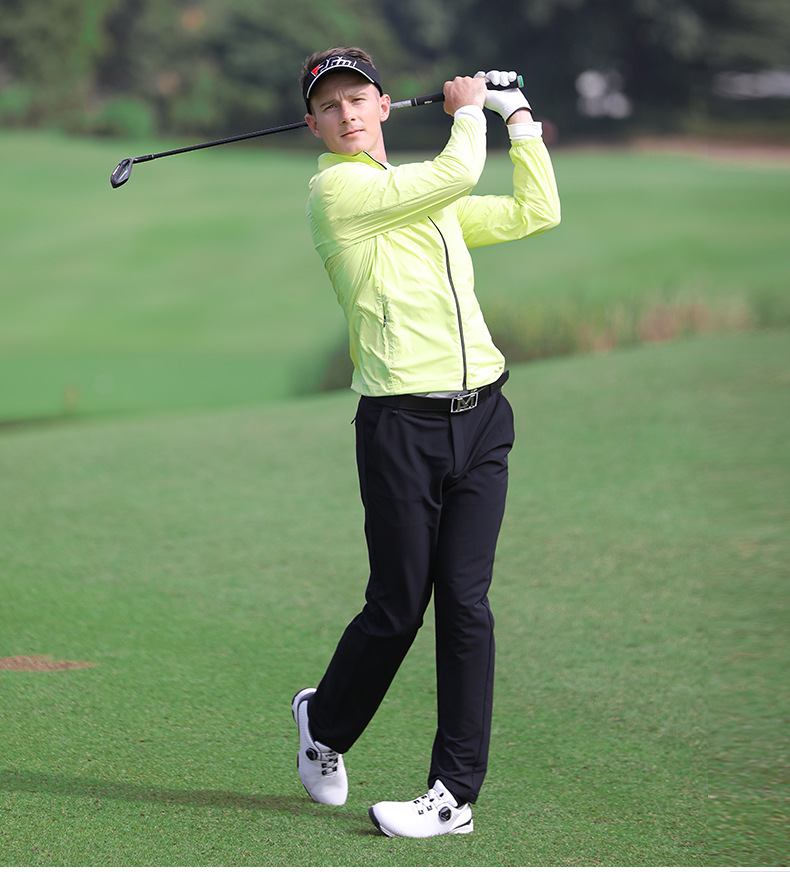 Áo khoác chống nắng golf nam PGM dài tay thoáng khí — Áo khoác dài tay nam YF365 màu xanh trái cây, YF365 Áo khoác nam dài tay màu xám, YF365 Áo khoác nam dài tay màu trắng chi tiết 8
