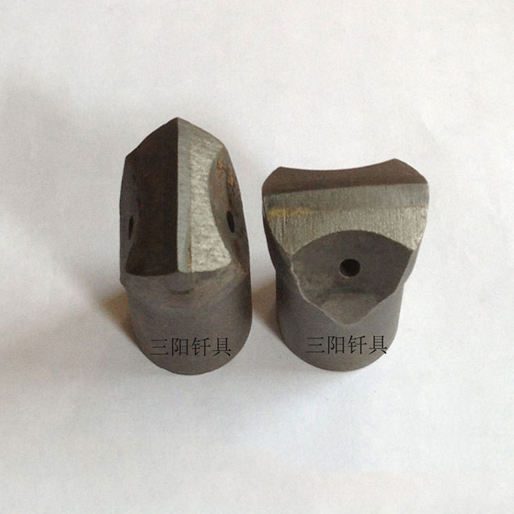 凿岩钎具40一字钎头  十字钎头 矿山球齿钎头钎杆