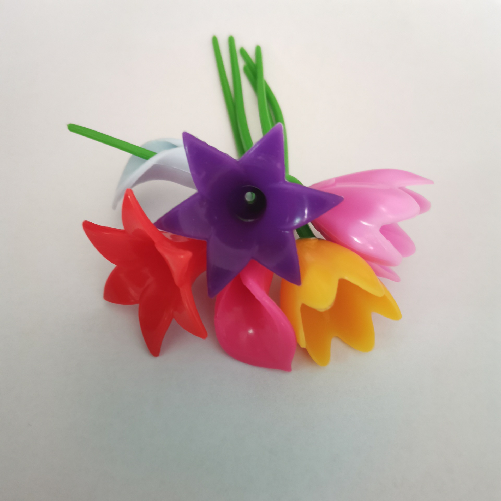 A형 6색 OPP 포장 * 꽃 모양 마커