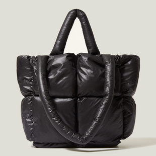 (Cross-border trading), space down jacket with down, soft one-shoulder bag