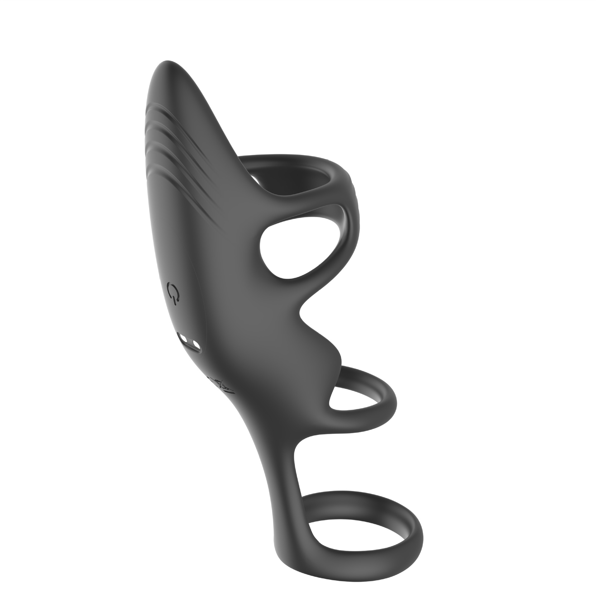 New Men's Electric Trainer Wearable Couple Resonance Delay Ejaculation Ring Sex Toy Adult Product_voghion.com