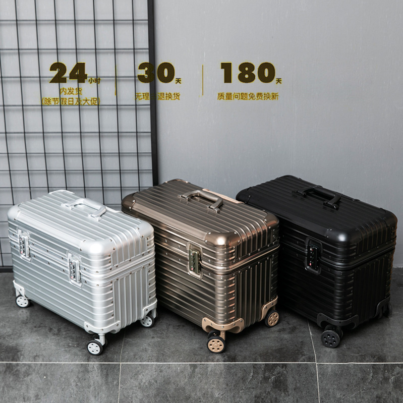 All-Aluminum Magnesium Alloy Suitcase, New Dry Suitcase, Photography Trolley Case, Camera Case, Boarding Case, Universal Wheel Storage Box