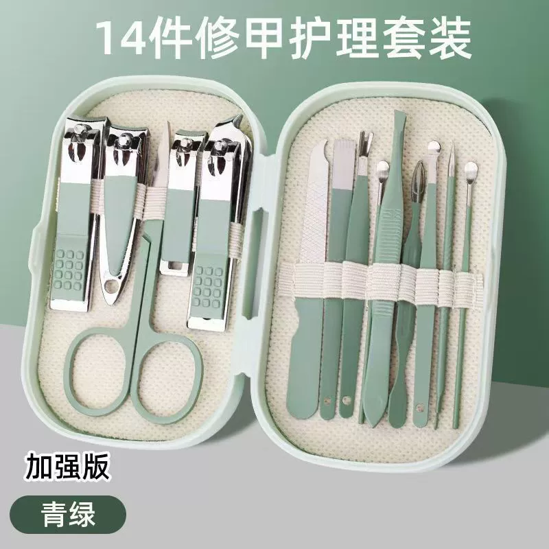 Ножницы для ногтей, набор кусачек для ногтей, одиночная бытовая машинка для стрижки ногтей, совок для ушей, оригинальный артефакт, косой маникюрный инструмент оптом