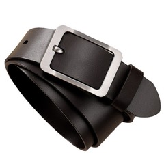 男士針扣真皮腰帶二層牛皮日字扣褲腰帶商務休閒經典百搭皮帶男