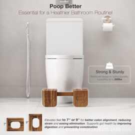 木质卫生间蹲坑马桶凳踩脚凳可折叠实木防滑垫脚孕妇老人坐便凳