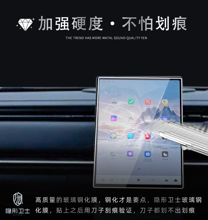 Suitable for Chery Jaecoo J5 right-hand drive integrated central control navigation display screen tempered protective film accessory modification