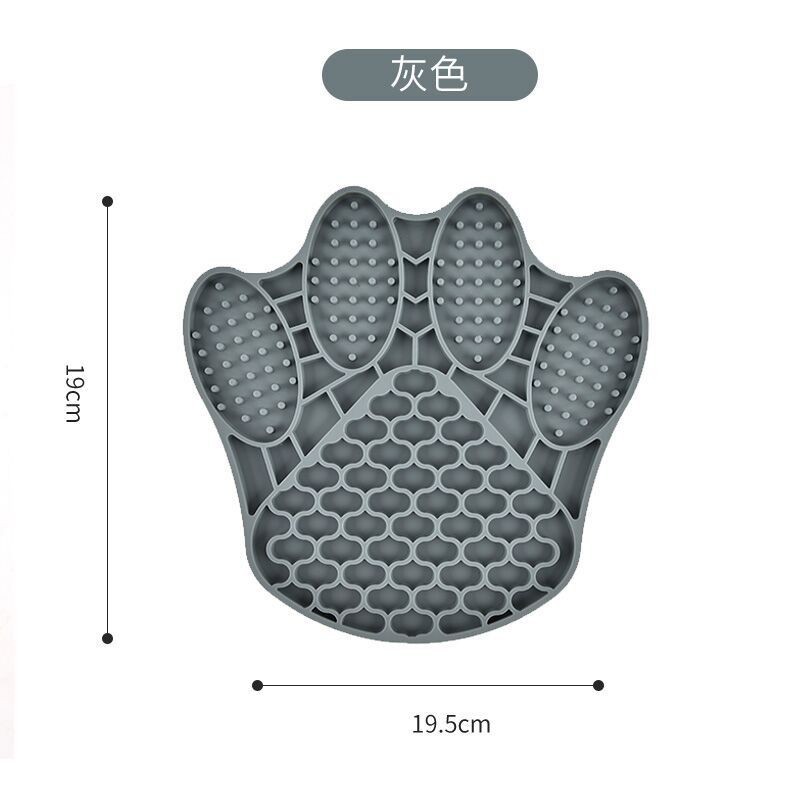 Suministros para mascotas lamiendo estera placa para mascotas de silicona Slow Food estera Slow Food Bowl lechón perro lamiendo placa estera