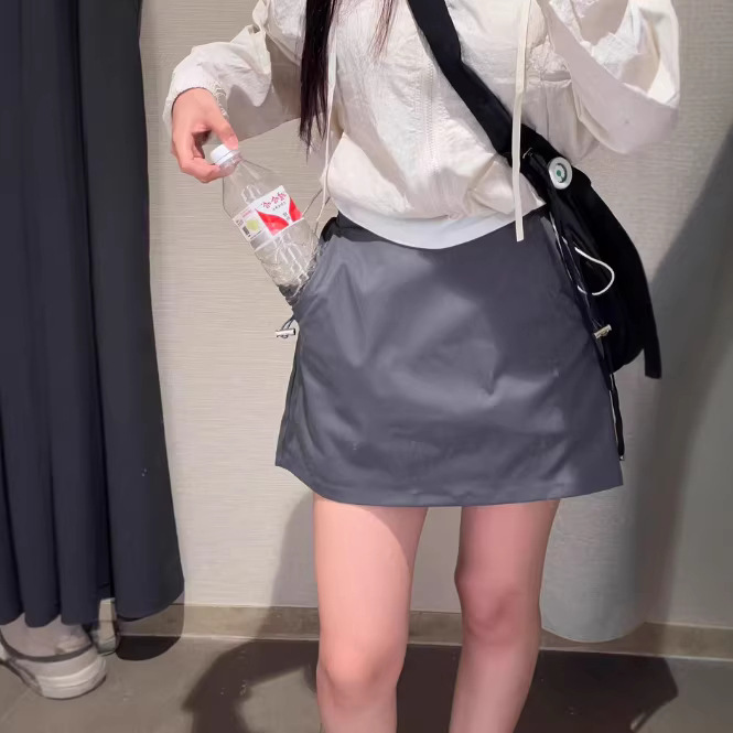 Gray Workwear-Style Half-Skirt for Women, Spring and Summer Mountain-Style Short Skirt, 2026 New Model, Sports Skirt Pants for Outdoor Hiking Outfits Gray Workwear-Style Half-Skirt for Women, Spring and Summer Mountain-Style Short Skirt, 2026 New Model, Sports Skirt Pants for Outdoor Hiking Outfits