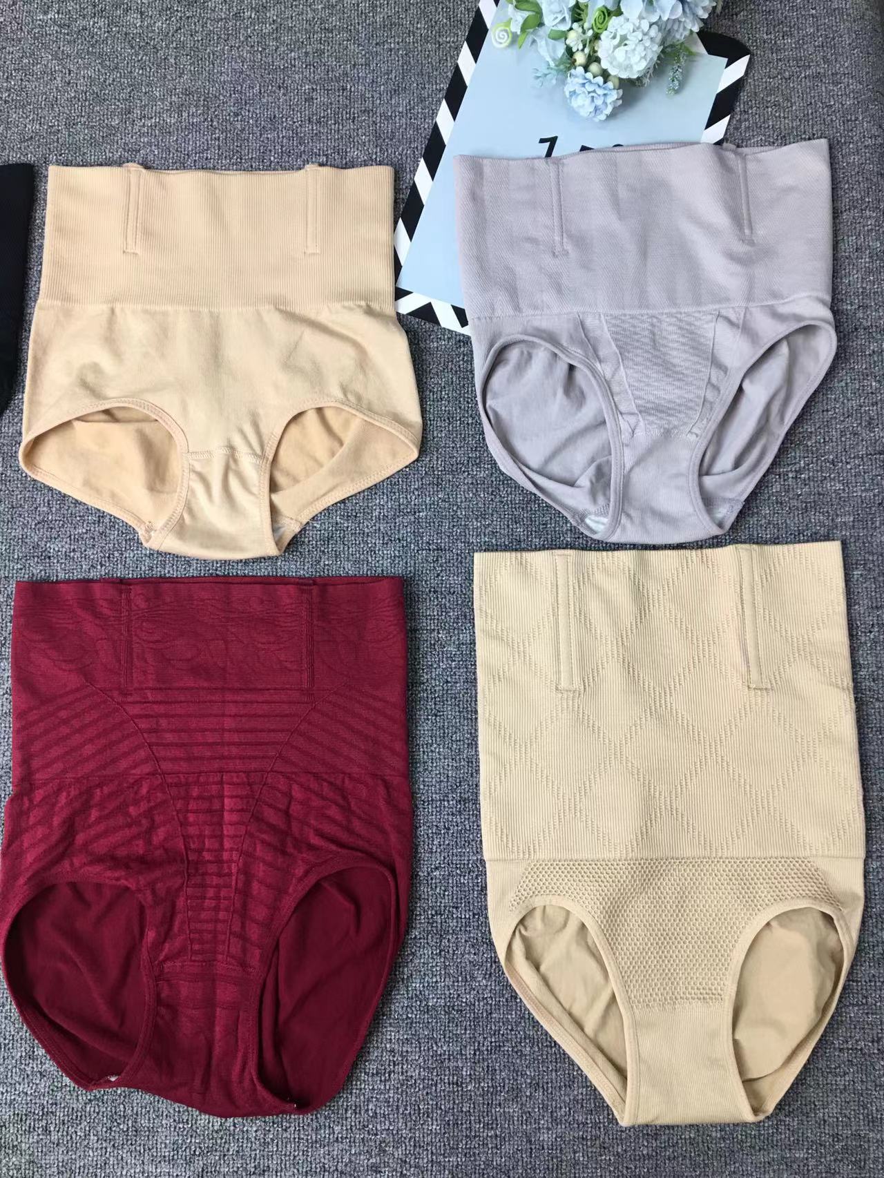 Vientre de cintura alta que forma los pantalones sin costuras posparto de las mujeres mezclado Diverso levantamiento de la cadera vientre contracción ropa interior cuerpo que forma los pantalones Calzoncillos mujeres