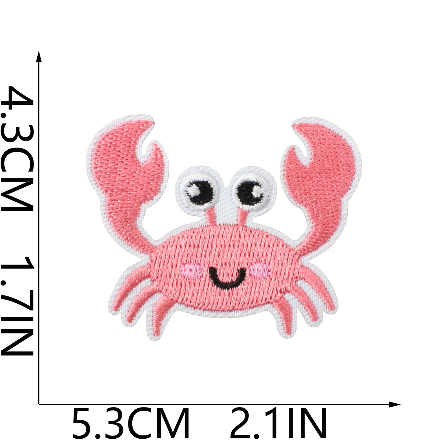 Pequeño pez de color bordado pegatinas de tela mar fiesta pegatinas de parche de sellas adorables decoración de computadora bordado sellas de sublimación caliente