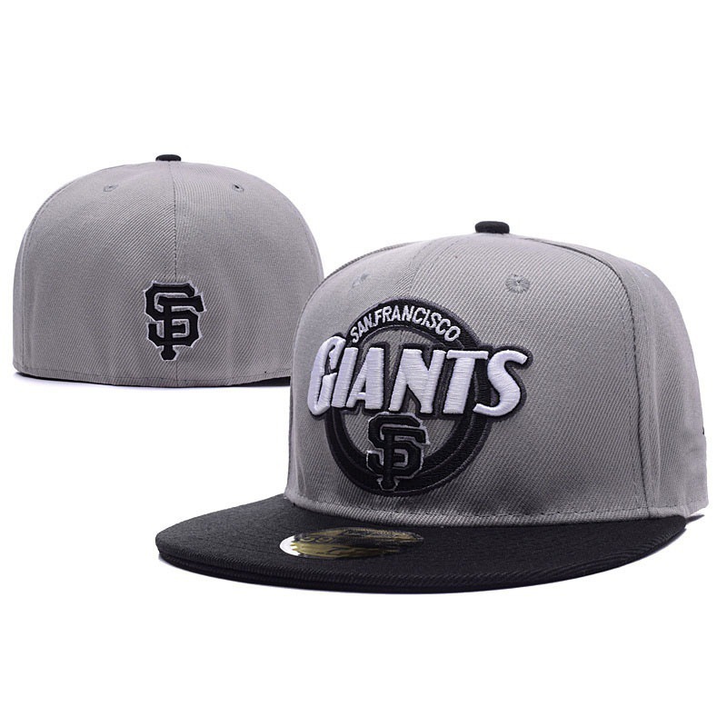 [San Francisco Giants] sombrero solar cerrado pareja con sombrero de sol sombrero bordado sombrero de béisbol sellado completo