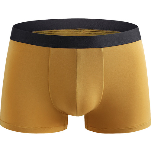 [Strictly Selected] 60 ​​Count Modal Underwear Men's Mid-waist Breathable 5A Antibacterial Ice Silk Boxer Briefs Wholesale Customization
