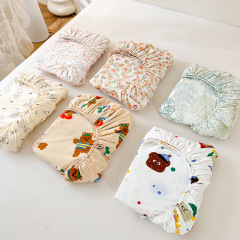 単品/insシンプル水洗い雲綿ベッドカバー畳夢思マットレス保護カバー1.5一周皮筋1.8