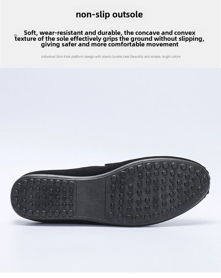 Men's loafers half support breathable closed toe slip-on loafers slip-on half slippers men's heel-free loafers men_voghion.com