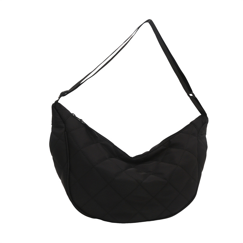 Otoño y invierno bolsas de algodón de red de diseño de nicho nuevo bolso de hombro bolso de mujer versátil gran capacidad bolso de mochila casual