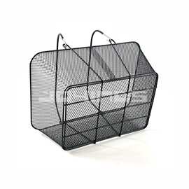 跨境出口碳钢文具收纳置物篮收纳铁艺篮金属手提筐商超线篮