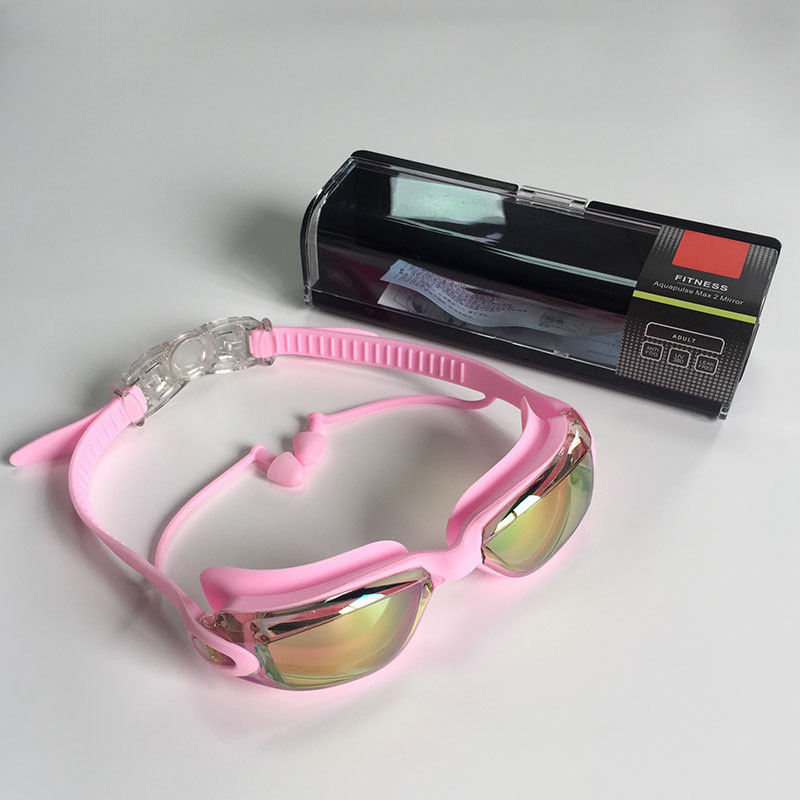 Juego de Gafas de Natación Galvánicas para Adultos de PC Antivaho e Impermeable para Natación