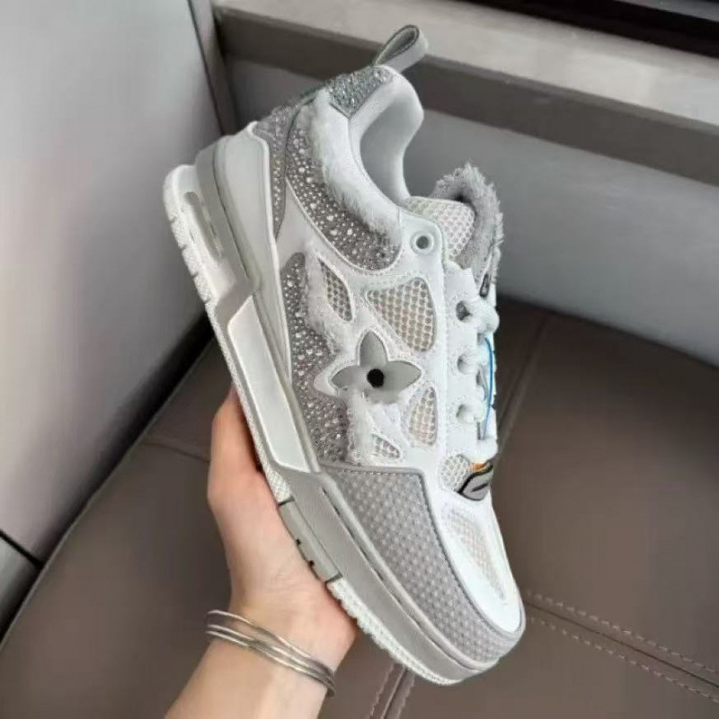 Louis Vuitton Skate White Grey
