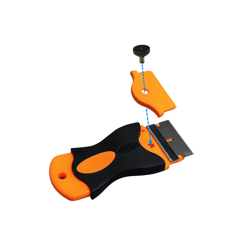 橙色单头铲刀安装步骤