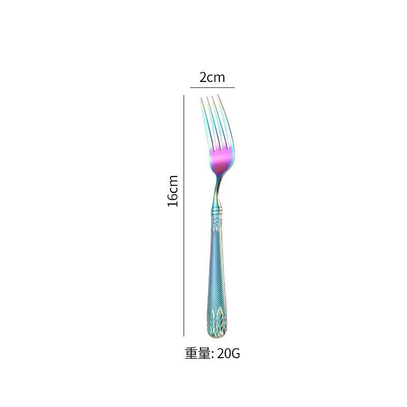 매직 컬러 티 포크