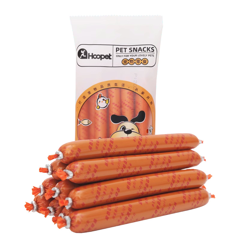 Salchichas de mascotas, aperitivos para perros, salchichas de jamón para perros, salchichas de entrenamiento para perros, 10 paquetes.