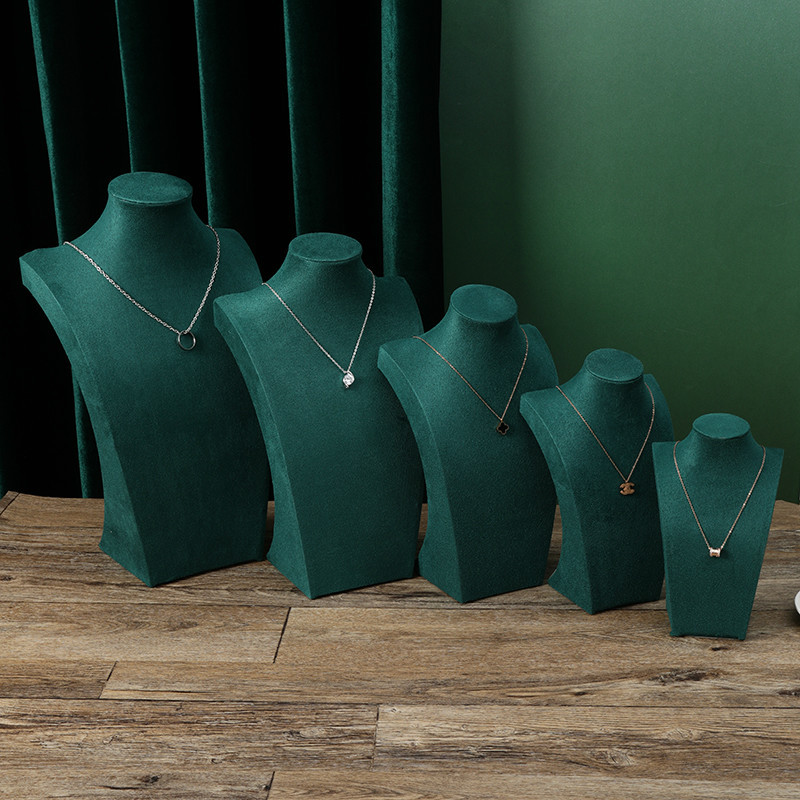 人像模特架子珠宝展示道具首饰项链展示架脖子颈模饰品店铺陈列