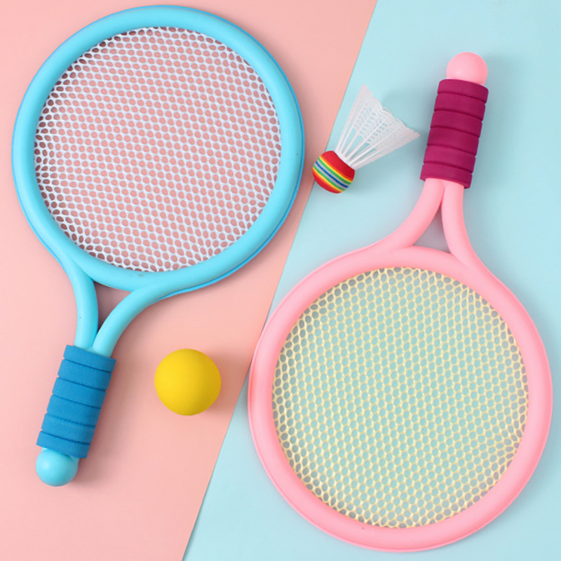Children's badminton racket kindergarten sports tennis racket suit sports boys and girls outdoor parent-child interactive toys