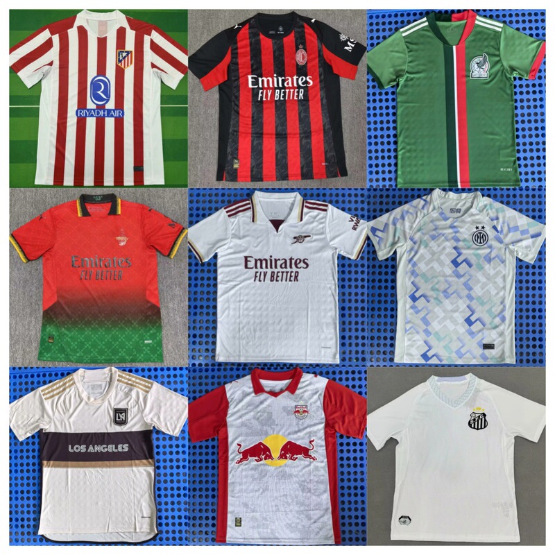 2526 Thai Version Jersey Atletico Madrid Ac Australia Paris Liverpool Brazil Home and Away Football Sportswear