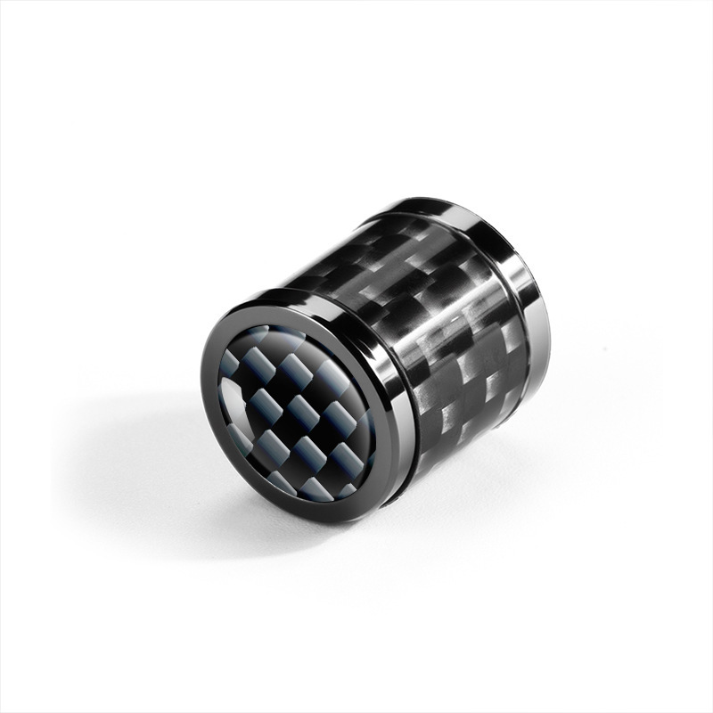 New Product Supply: Genuine Carbon Fiber Car Tire Valve Core, Universal Valve Cap, Metal Decorative Dust Cover