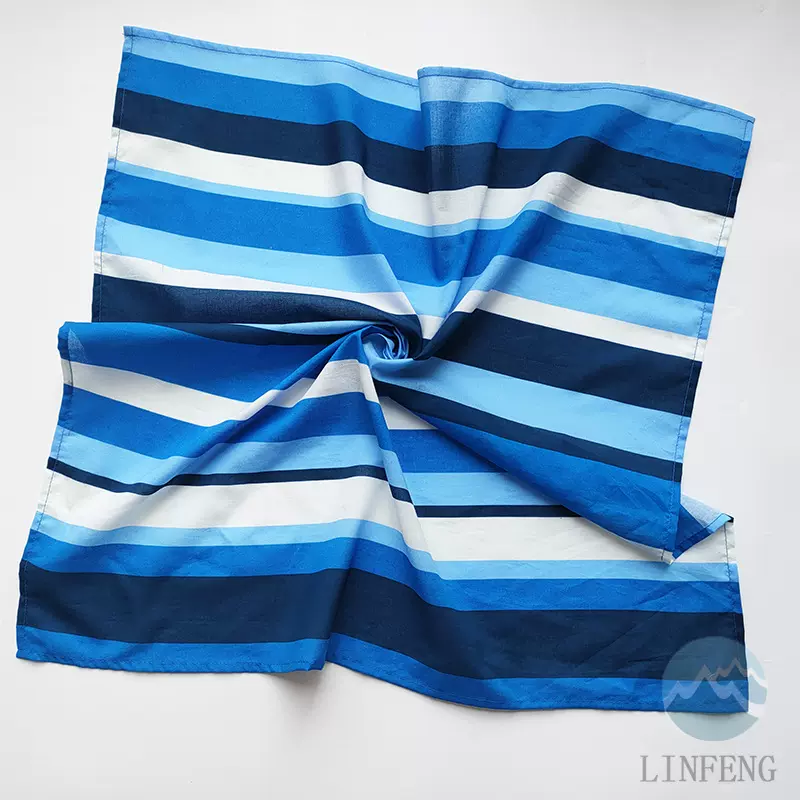 专业厂家供应全棉印花小方巾 精美数码印花方巾 骑行头巾