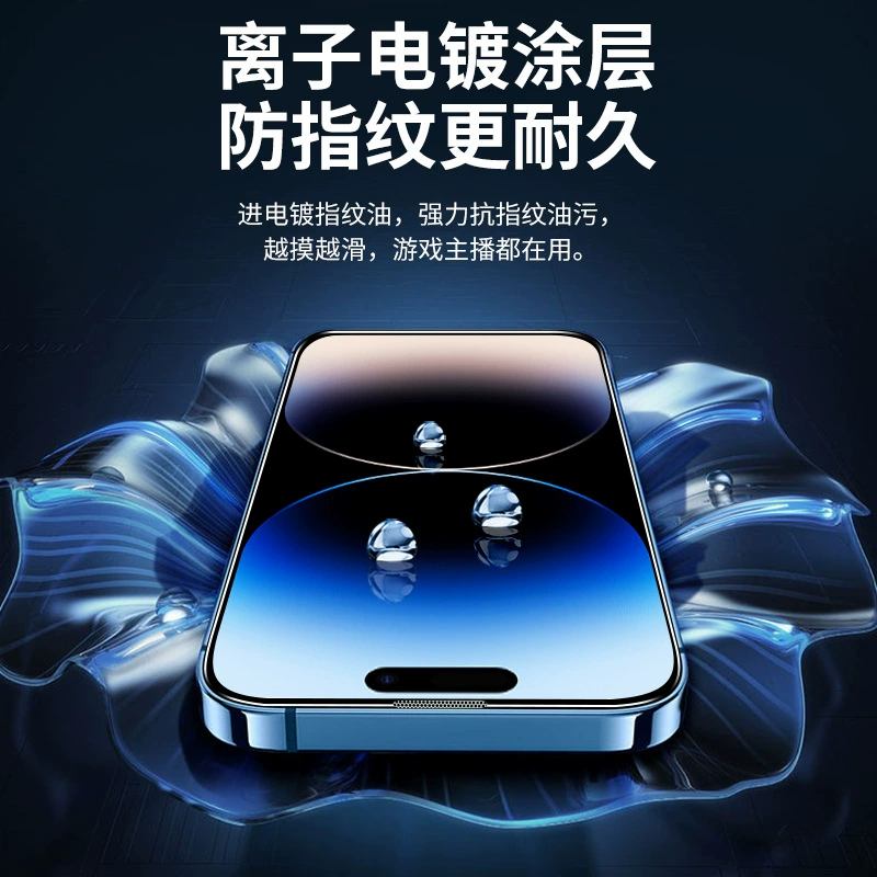 Подходящая для полного покрытия экрана защитная пленка из стекла Pro HD для iPhone 15 Plus/Apple 15 Pro Max tempered glass защитная пленка