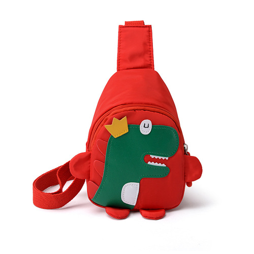 Spring New Trendy Toddler Gift Bag Wholesale Children's Bag Cartoon Cute Little Dinosaur Chest Bag