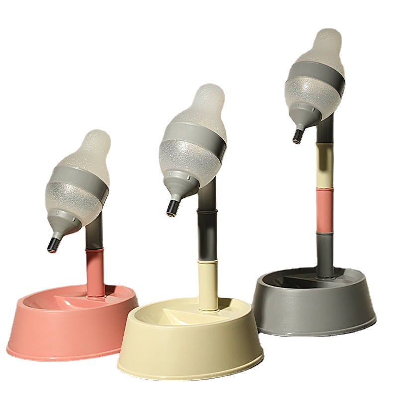 Nuevo bebedero de altura ajustable para mascotas transfronterizas