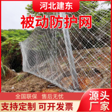 厂家定制 景区山体被动防护网 边坡柔性主动防护网 拦截钢丝绳网