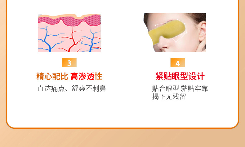 Lutein Hydrogel Eye Patch Cooling Eye Mask for Eye Fatigue 5 Patches Per Box in use