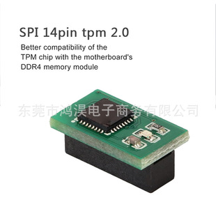 Asrock SPI 14pin tpm 2.0 Remote Card Encryption Security Module