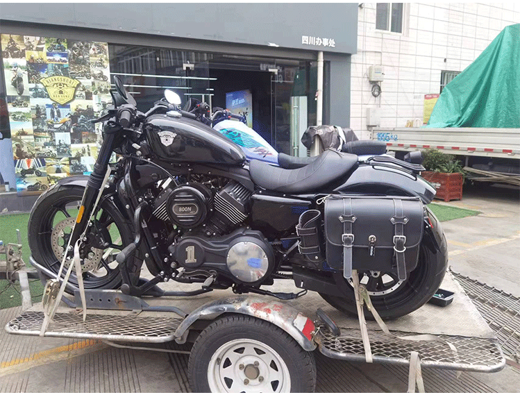 Xiangshuai tough guy 800N motorcycle modified shelf backrest bumper folding backrest quick release side bag non-destructive installation