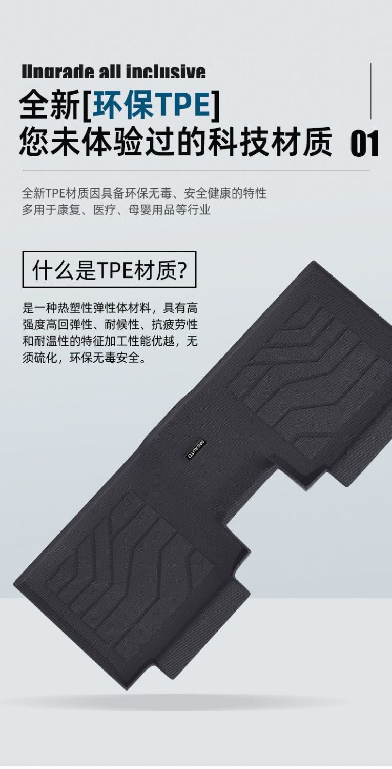 Suitable for Volkswagen Sagitar Foot Pad TPE Car Foot Pad Surrounding Upper Monolithic Foot Pad 2023 Sagitar Foot Pad
