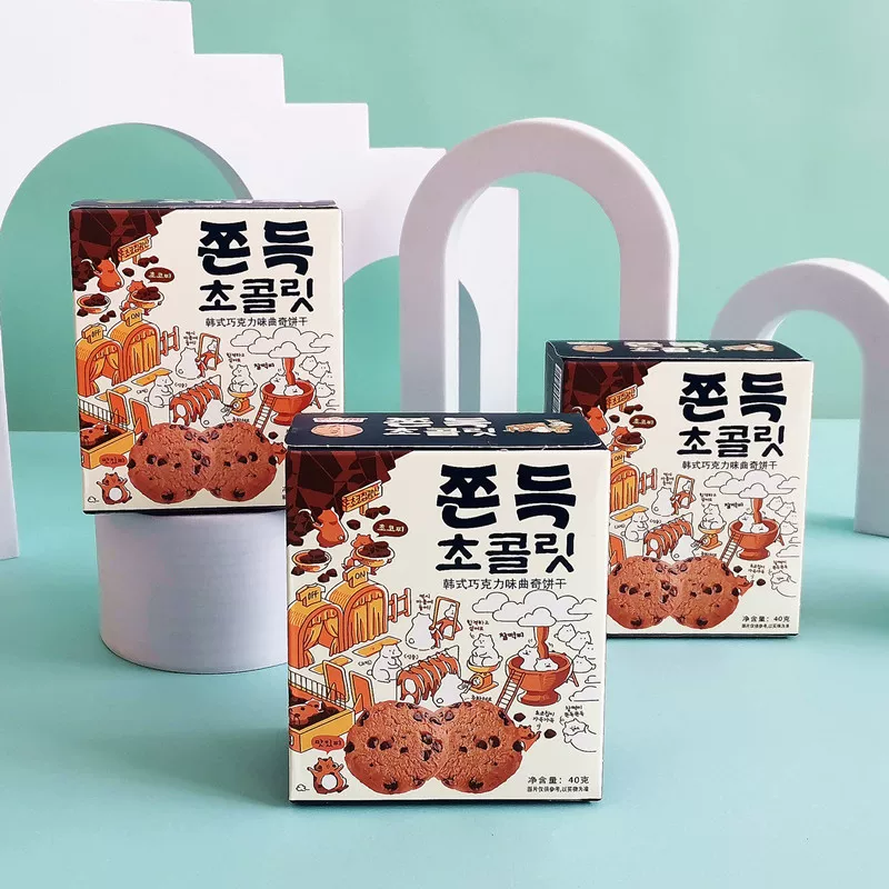 Новый продукт McCano Korean коробка 40 грамм шоколадных вкусов печенье луна день рождения свадебный банкет