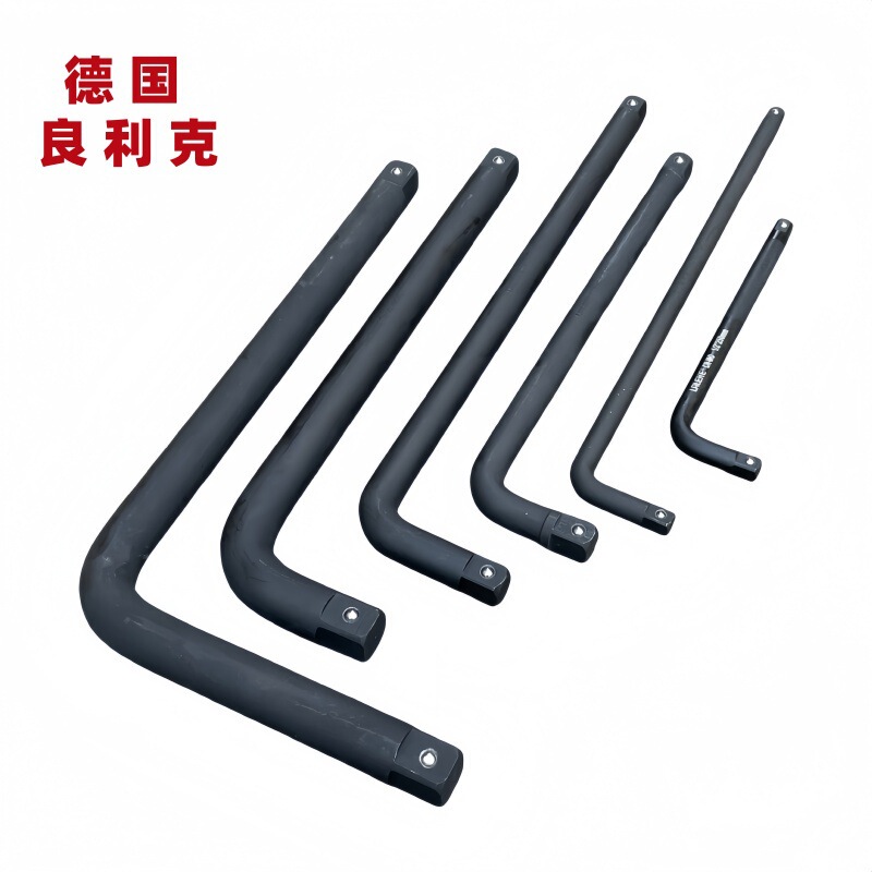 德国良利克小弯杆加长重型7字杆1寸加力杆轮胎套筒L型烟斗型板杆|undefined