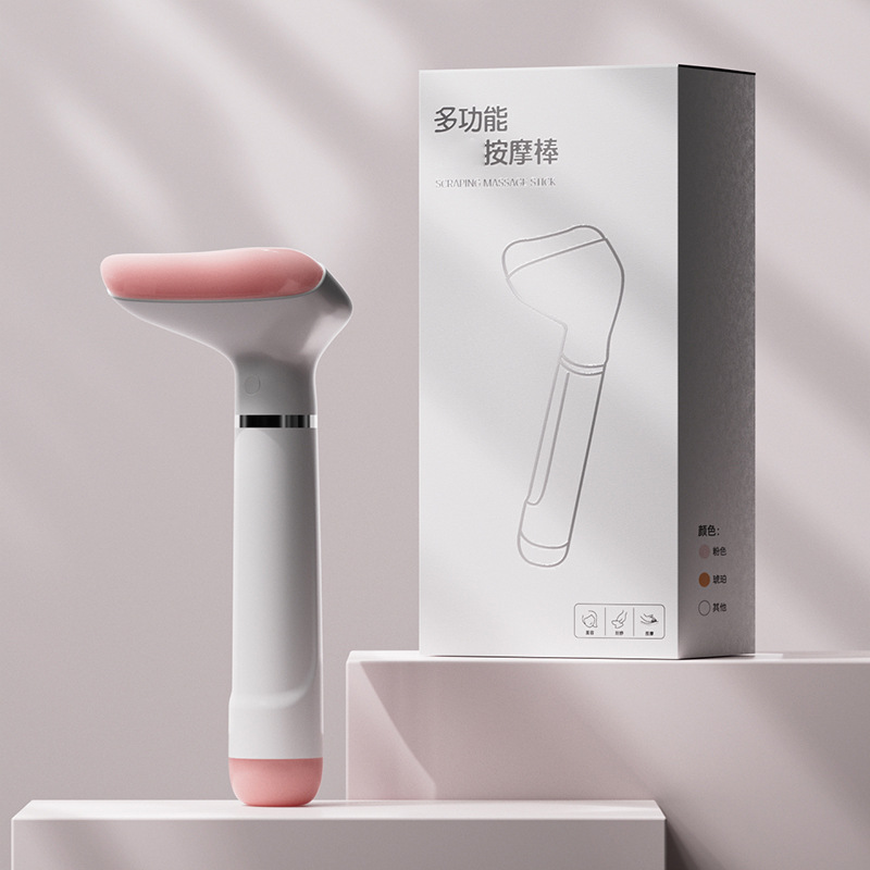 Tabla de masaje facial reafirmante y lifting, instrumento de belleza, masaje manual de meridianos, masaje corporal completo de espalda, piernas y cuello, palo de raspado y relajación muscular