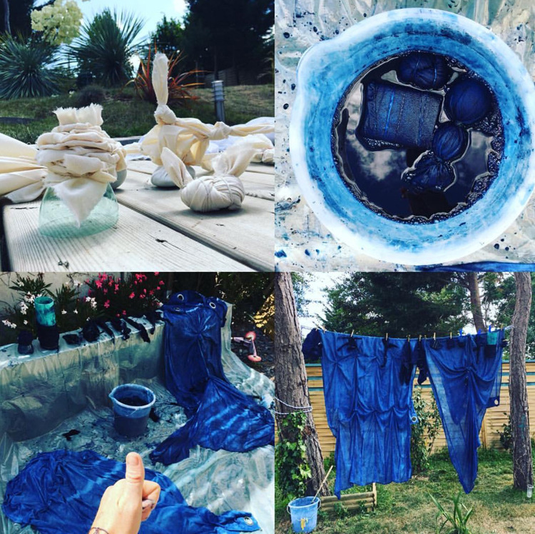 Indigo Mud Indigo Paste Plant Dye Tie-dye Material Package Tutorial Grass Dye Batik diy Indigo Dye Cold Dye No Cooking
