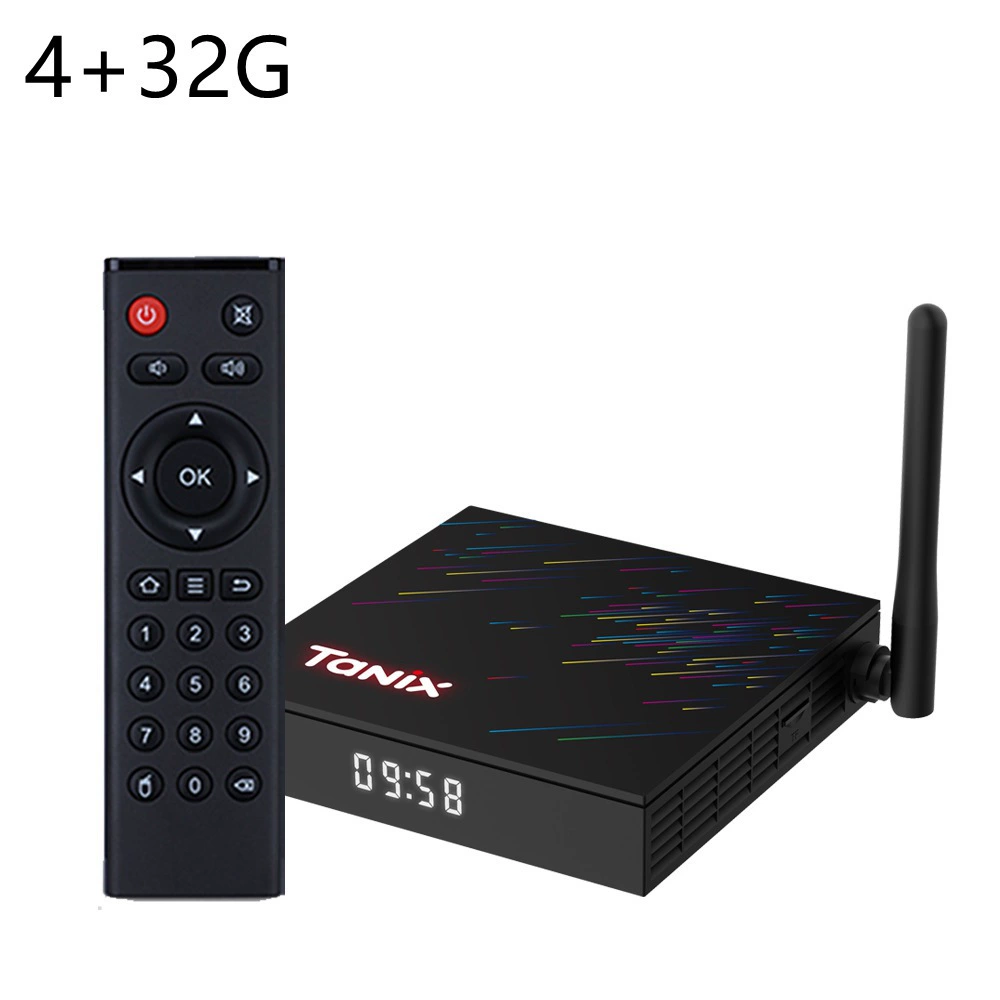 Торговый аппарат TX68 H618 ТВ-бокс Android 14 4/64ГБ сетевой плеер 5ГWIFI ТВ BOX spot