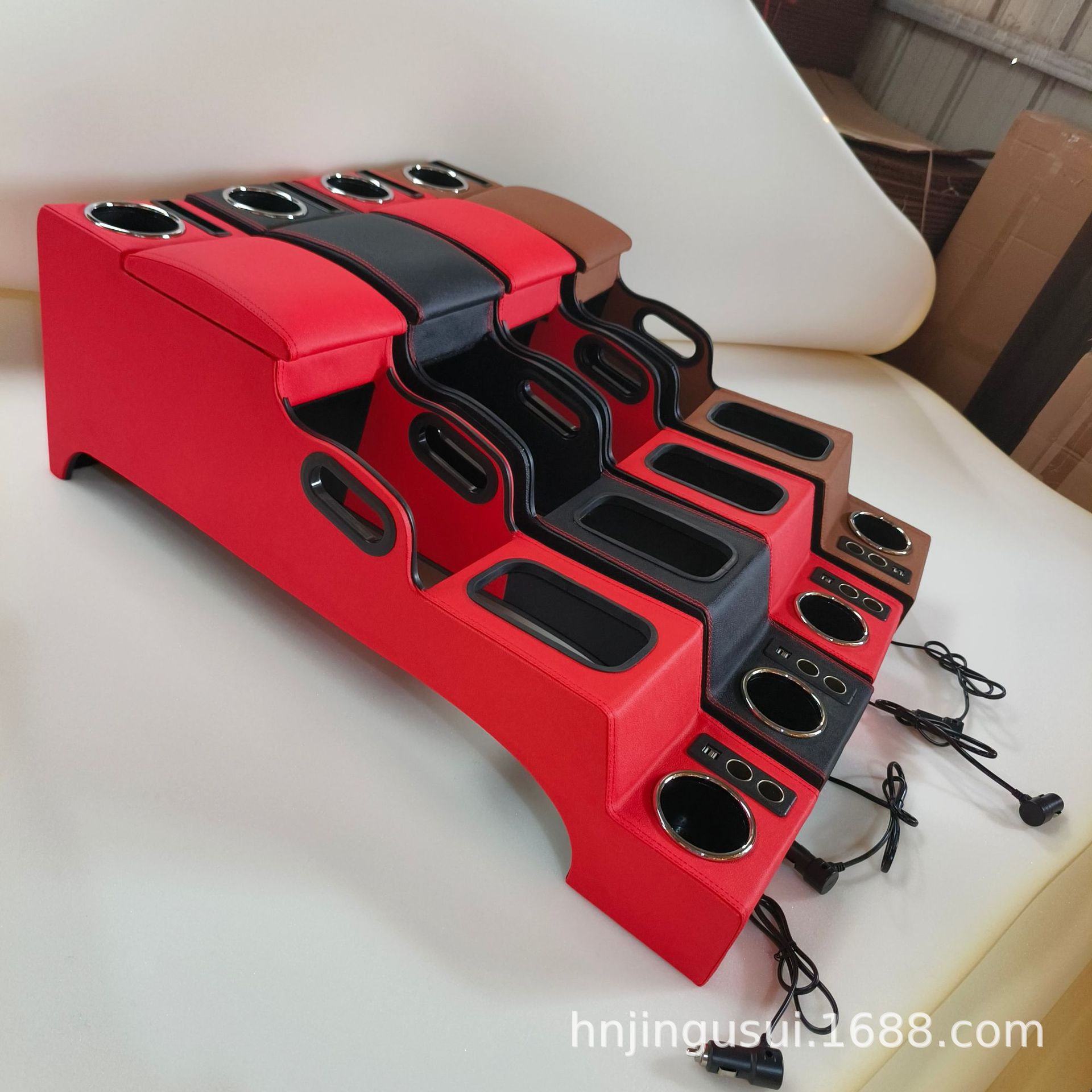 Wuling Rongguang Small Truck Dedicated Car Armrest Storage Box, Central Modified Armrest Box, No-Drill Storage Box