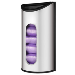 PK7JSO不鏽鋼塑料袋子收納盒壁掛儲物架廚房垃圾袋抽取盒購物袋整