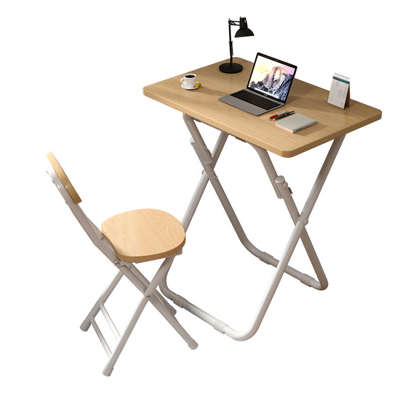 Mesa plegable simple para el hogar, mesa de computadora de tipo pequeño, balcón multifuncional, mesa de alquiler, mesa de comedor, mesa de oficina