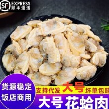 大号花甲肉无沙蛤蜊肉蚬子肉花蛤肉冷冻花甲肉纯肉饭店商用批发